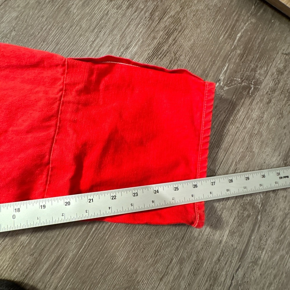 Rag Bone Jeans Womens 27 Red Denim 100% Cotton Slim Straight 27x27 Casual Adult - Picture 10 of 11